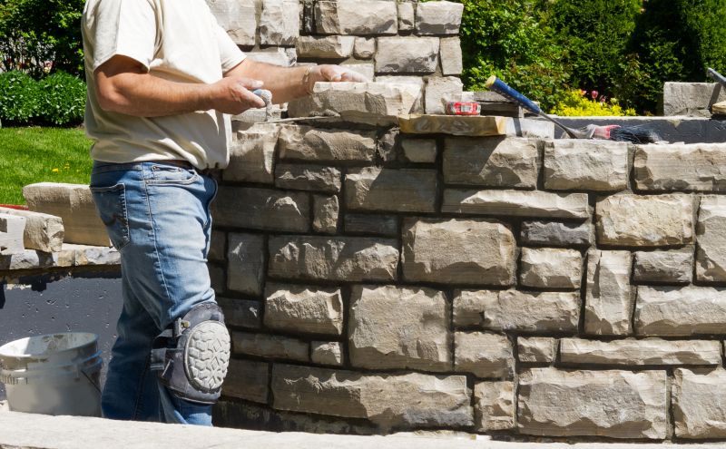 Our team working on Masonry Service projects in Bountiful, UT