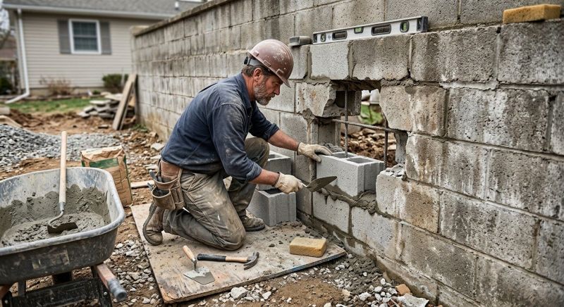 Block Wall Repair in Bountiful, UT