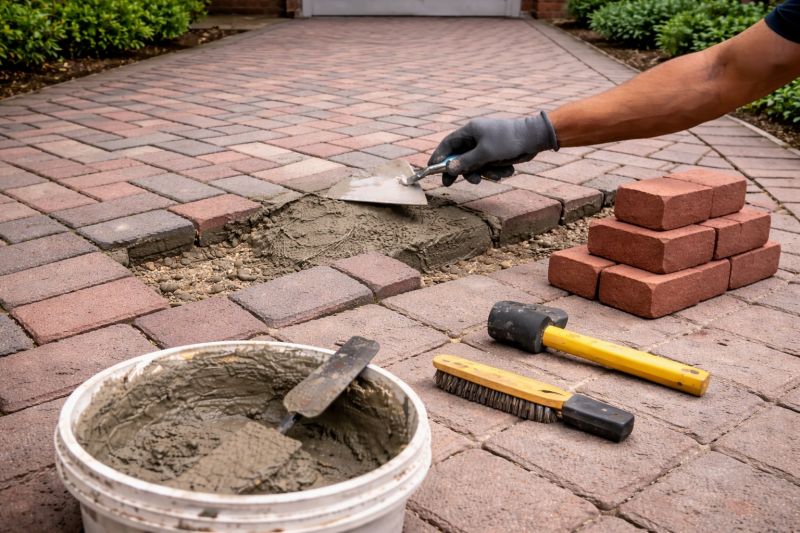 Brick Flatwork Repair in Centerville, UT