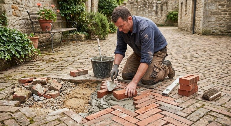 Brick Flatwork Repair in Millcreek, UT
