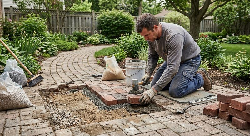 Brick Hardscape Repair in Bountiful, UT