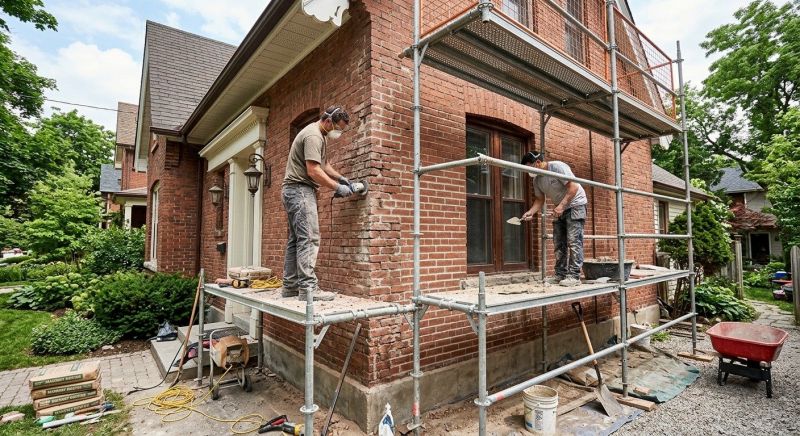 Brick Restoration in Riverton, UT