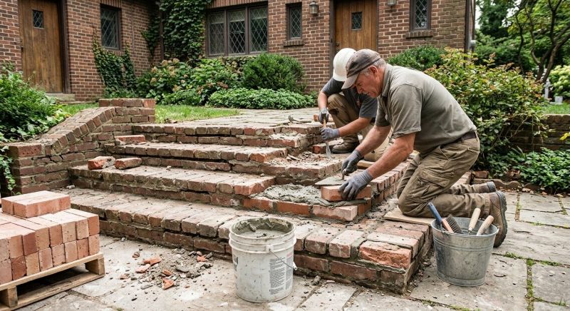 Brick Stairs Repair in Kaysville, UT
