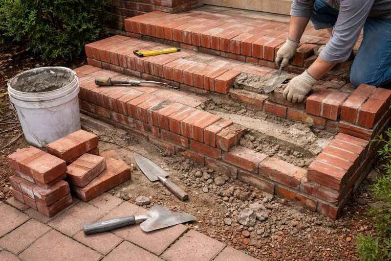 Brick Stairs Repair in Salt Lake County, UT