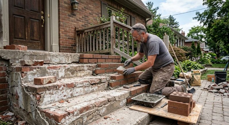 Brick Steps Repair in Bountiful, UT