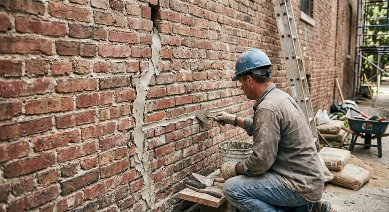 Brick Wall Repair in Layton, UT