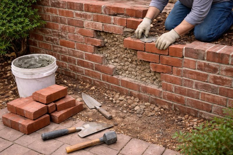 Brick Wall Repair in Bountiful, UT