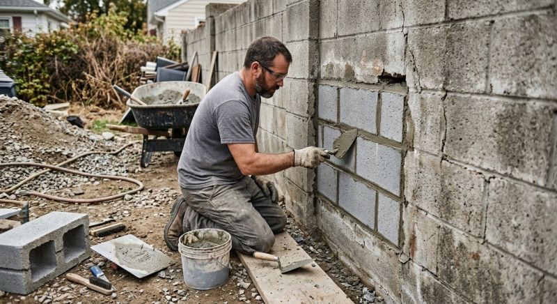Cinder Block Repair in Bountiful, UT