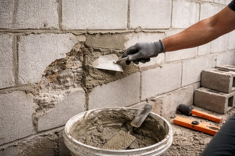 Cinder Block Wall Repair in Magna, UT