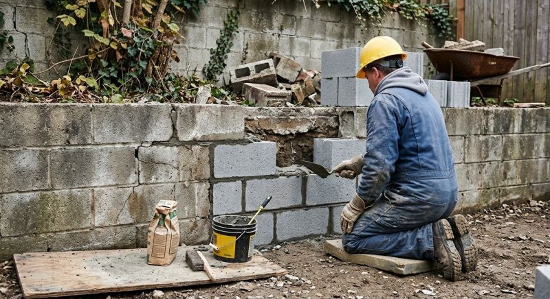 Concrete Block Repair in Midvale, UT