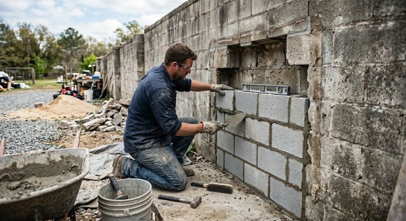 Masonry Wall Repair in Bountiful, UT