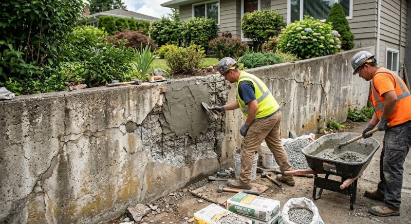 Retaining Wall Repair in Hooper, UT