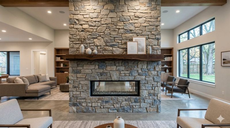 Stone Chimney Installation in Layton, UT