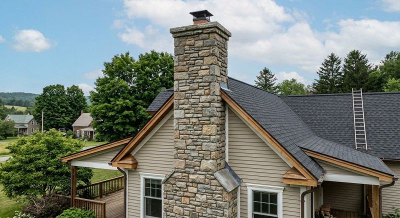 Stone Chimney Installation in Bountiful, UT