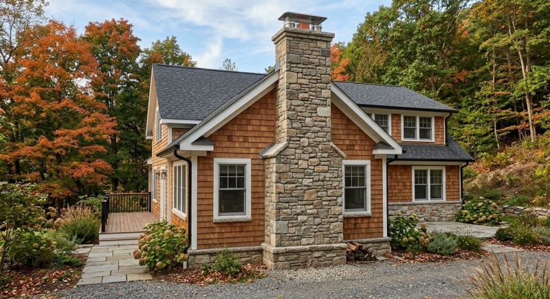 Stone Chimney Installation in Midvale, UT