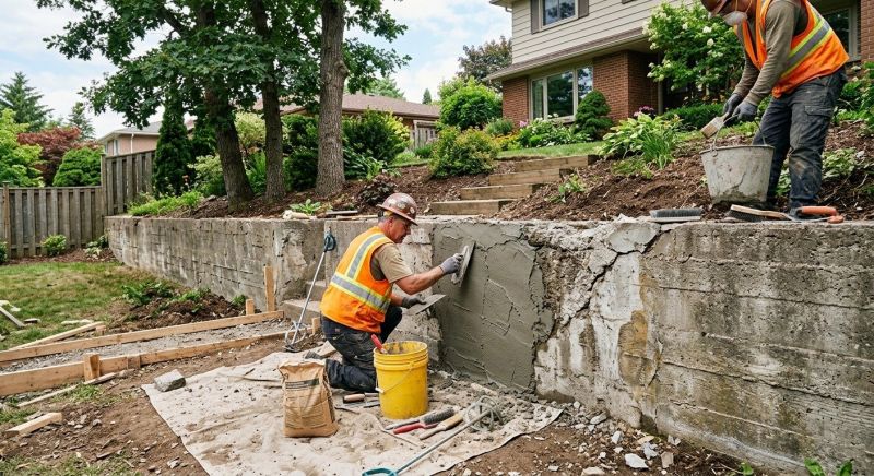Retaining Wall Repair in South Jordan, UT